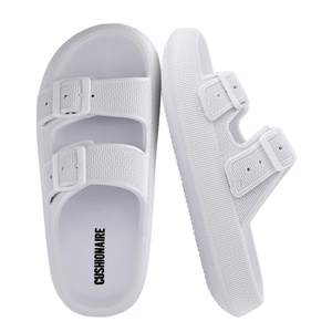 CUSHIONAIRE Fame Pillow Recovery Sandals for Women, Adjustable Double Buckle Waterproof…